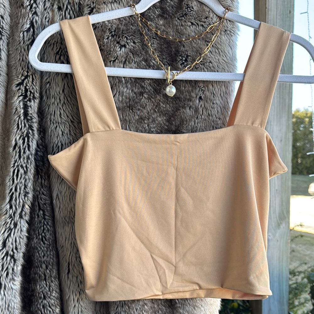 NEW - Elegant Tan Women's Top